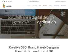 Tablet Screenshot of boxchilli.com